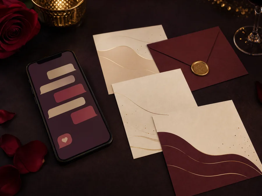 Mockup de las invitaciones para empezar